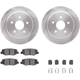 Purchase Top-Quality DYNAMIC FRICTION COMPANY - 6312-42038 - Rear Disc Brake Kit pa4
