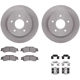 Purchase Top-Quality DYNAMIC FRICTION COMPANY - 6312-48035 - Rear Brake Kit pa1