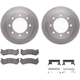 Purchase Top-Quality Rear Disc Brake Kit by DYNAMIC FRICTION COMPANY - 6312-48040 pa1
