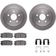 Purchase Top-Quality Rear Disc Brake Kit by DYNAMIC FRICTION COMPANY - 6312-48064 pa3