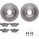 Purchase Top-Quality Rear Disc Brake Kit by DYNAMIC FRICTION COMPANY - 6312-59107 pa1