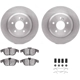 Purchase Top-Quality DYNAMIC FRICTION COMPANY - 6312-63149 - Rear Disc Brake Kit pa3