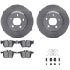 Purchase Top-Quality DYNAMIC FRICTION COMPANY - 6312-63187 - Rear Disc Brake Kit pa1