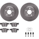 Purchase Top-Quality DYNAMIC FRICTION COMPANY - 6312-63187 - Rear Disc Brake Kit pa2