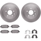 Purchase Top-Quality Rear Disc Brake Kit by DYNAMIC FRICTION COMPANY - 6312-67099 pa1