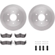 Purchase Top-Quality DYNAMIC FRICTION COMPANY - 6312-67106 - Disc Brake Kit pa2