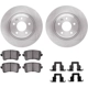 Purchase Top-Quality DYNAMIC FRICTION COMPANY - 6312-73075 - Rear Disc Brake Kit pa3