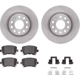 Purchase Top-Quality DYNAMIC FRICTION COMPANY - 6312-74085 - Rear Disc Brake Kit pa2