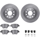 Purchase Top-Quality DYNAMIC FRICTION COMPANY - 6312-74090 - Rear Disc Brake Kit pa1