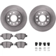 Purchase Top-Quality DYNAMIC FRICTION COMPANY - 6312-74090 - Rear Disc Brake Kit pa5