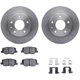 Purchase Top-Quality DYNAMIC FRICTION COMPANY - 6312-80078 - Rear Disc Brake Kit pa1