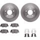 Purchase Top-Quality DYNAMIC FRICTION COMPANY - 6312-80078 - Rear Disc Brake Kit pa5