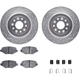 Purchase Top-Quality DYNAMIC FRICTION COMPANY - 7312-54195 - Rear Disc Brake Kit pa3