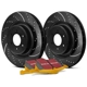 Purchase Top-Quality EBC BRAKE - S5KR1662 - Super Street Dimpled and Slotted Rear Brake Kit pa1
