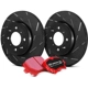 Purchase Top-Quality Rear Disc Brake Kit by EBC BRAKE - S4KR1225 pa4