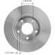 Purchase Top-Quality BENDIX GLOBAL - PRT1792 - Disc Brake Rotor pa2