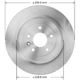 Purchase Top-Quality BENDIX GLOBAL - PRT5898 - Disc Brake Rotor pa1