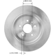 Purchase Top-Quality BENDIX GLOBAL - PRT5898 - Disc Brake Rotor pa2