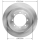 Purchase Top-Quality BENDIX GLOBAL - PRT5914 - Disc Brake Rotor pa1