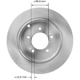 Purchase Top-Quality BENDIX GLOBAL - PRT5934 - Disc Brake Rotor pa2