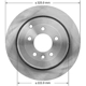 Purchase Top-Quality BENDIX GLOBAL - PRT5947 - Disc Brake Rotor pa1