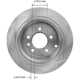 Purchase Top-Quality BENDIX GLOBAL - PRT5947 - Disc Brake Rotor pa2