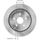Purchase Top-Quality BENDIX GLOBAL - PRT5996 - Disc Brake Rotor pa3