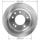Purchase Top-Quality BENDIX GLOBAL - PRT6019 - Disc Brake Rotor pa1