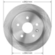 Purchase Top-Quality BENDIX GLOBAL - PRT6034 - Disc Brake Rotor pa1