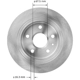 Purchase Top-Quality BENDIX GLOBAL - PRT6034 - Disc Brake Rotor pa2