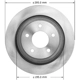 Purchase Top-Quality BENDIX GLOBAL - PRT6052 - Disc Brake Rotor pa1