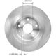 Purchase Top-Quality BENDIX GLOBAL - PRT6062 - Disc Brake Rotor pa2