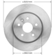 Purchase Top-Quality BENDIX GLOBAL - PRT6073 - Disc Brake Rotor pa2