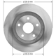 Purchase Top-Quality BENDIX GLOBAL - PRT6103 - Disc Brake Rotor pa1