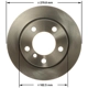 Purchase Top-Quality BENDIX GLOBAL - PRT6161 - Rear Brake Rotor pa3