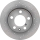 Purchase Top-Quality Rear Disc Brake Rotor by BREMBO - 08.7165.1X (1 Qty) pa2