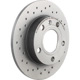 Purchase Top-Quality Rear Disc Brake Rotor by BREMBO - 08.9136.1X (1 Qty) pa1