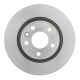 Rear Disc Brake Rotor by BREMBO - 08.9176.11 (1 Qty) pa1
