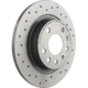 Purchase Top-Quality Rear Disc Brake Rotor by BREMBO - 08.9511.1X (1 Qty) pa1