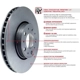 Purchase Top-Quality Rear Disc Brake Rotor by BREMBO - 09.9042.20 (1 Qty) pa2