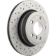 Purchase Top-Quality Rear Disc Brake Rotor by BREMBO - 09.9573.1X (1 Qty) pa1