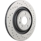 Purchase Top-Quality Rear Disc Brake Rotor by BREMBO - 09.B040.1X (1 Qty) pa5