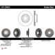 Purchase Top-Quality Rotor de frein à disque arrière par CENTRIC PARTS - 121.33033 pa7