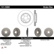 Purchase Top-Quality Rotor de frein à disque arrière par CENTRIC PARTS - 121.33069 pa2