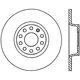 Purchase Top-Quality Rotor de frein à disque arrière par CENTRIC PARTS - 121.33099 pa2