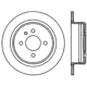 Purchase Top-Quality Rotor de frein à disque arrière par CENTRIC PARTS - 121.34019 pa2