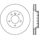 Purchase Top-Quality Rear Disc Brake Rotor by CENTRIC PARTS - 121.34072 pa3