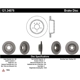 Purchase Top-Quality Rotor de frein à disque arrière par CENTRIC PARTS - 121.34076 pa1