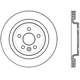 Purchase Top-Quality Rotor de frein à disque arrière by CENTRIC PARTS - 121.39045 pa2