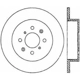 Purchase Top-Quality Rotor de frein à disque arrière par CENTRIC PARTS - 121.40060 pa8